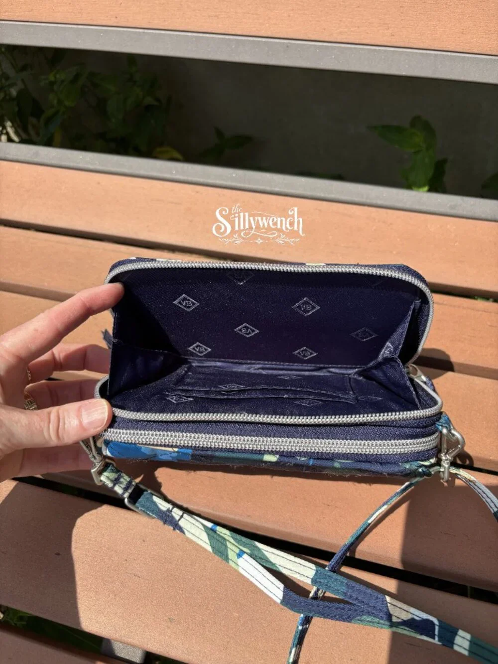 Vera Bradley Immersed Blooms RFID All in One Crossbody Bag in Performance Twill